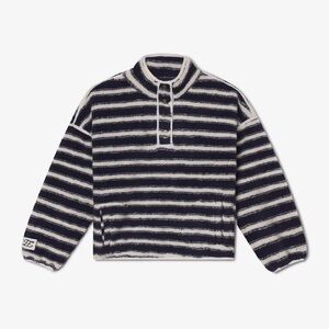 Eleven Eleven Striped Fleece Pullover